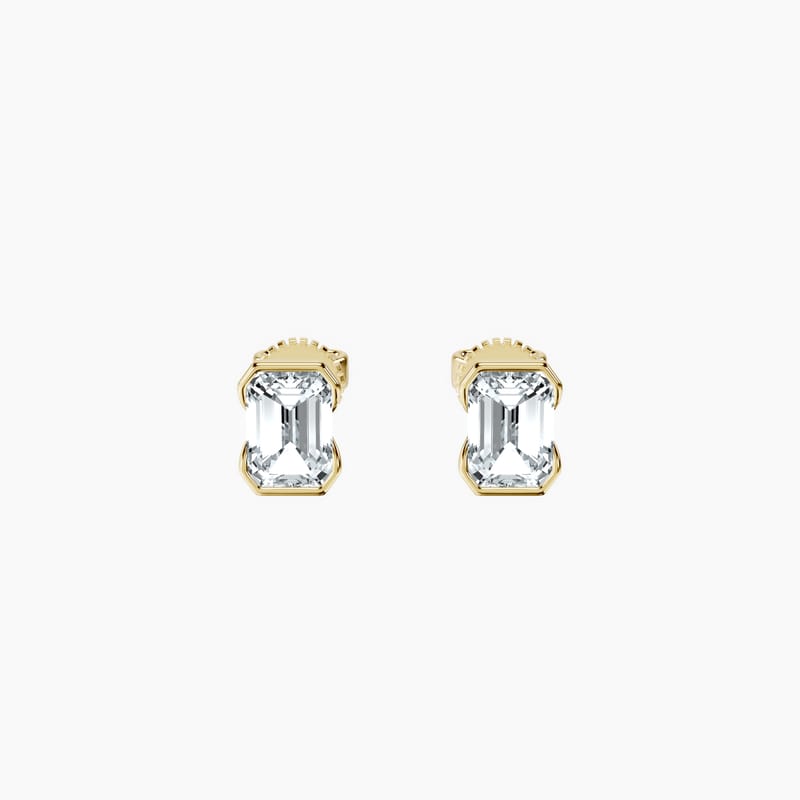 Emerald Orbit Studs