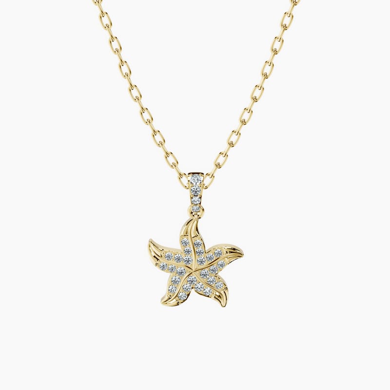 Aurelia Starfish Necklace