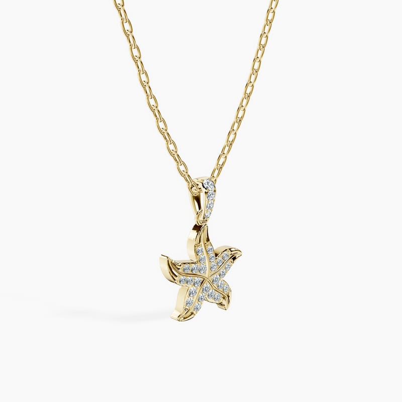 Aurelia Starfish Necklace