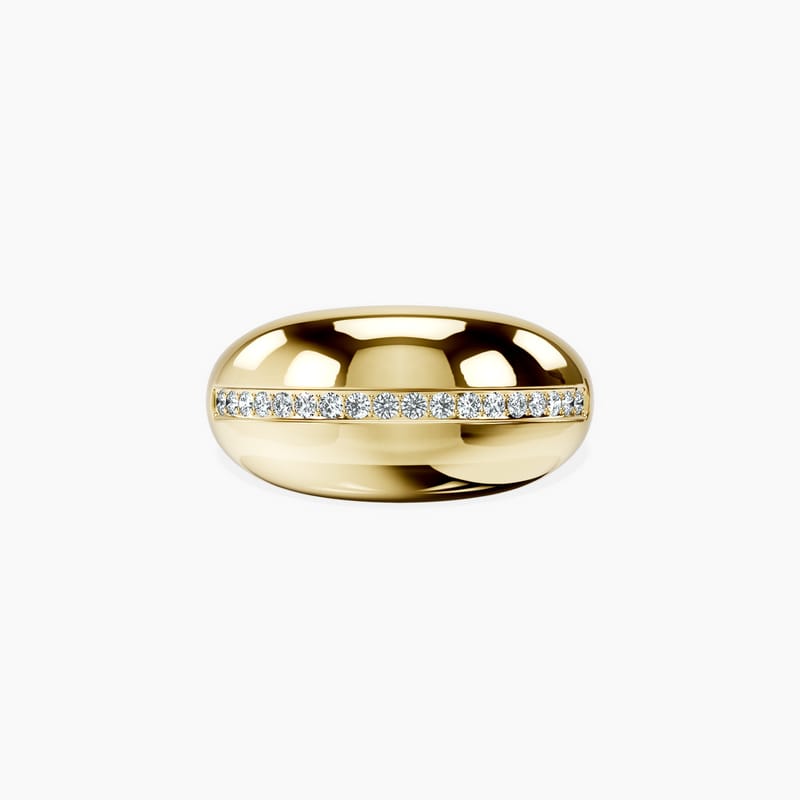 Soleil Crescent Ring