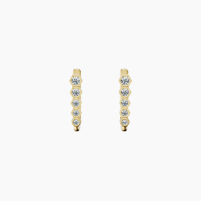 Hexa Line Hoops