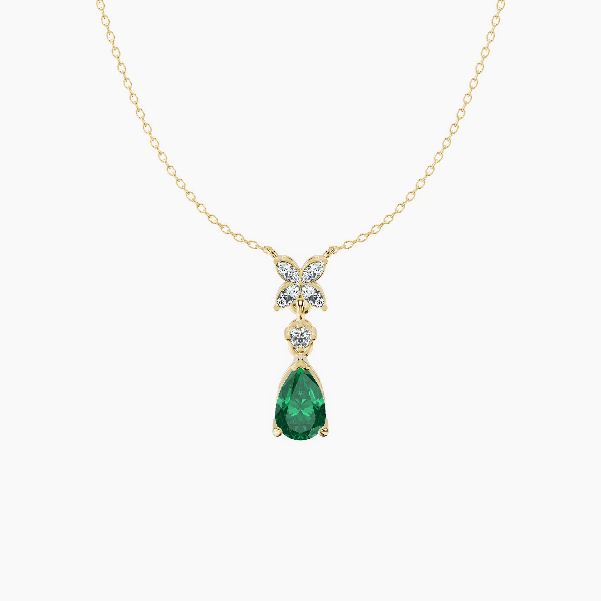 Mariposa Drop Necklace