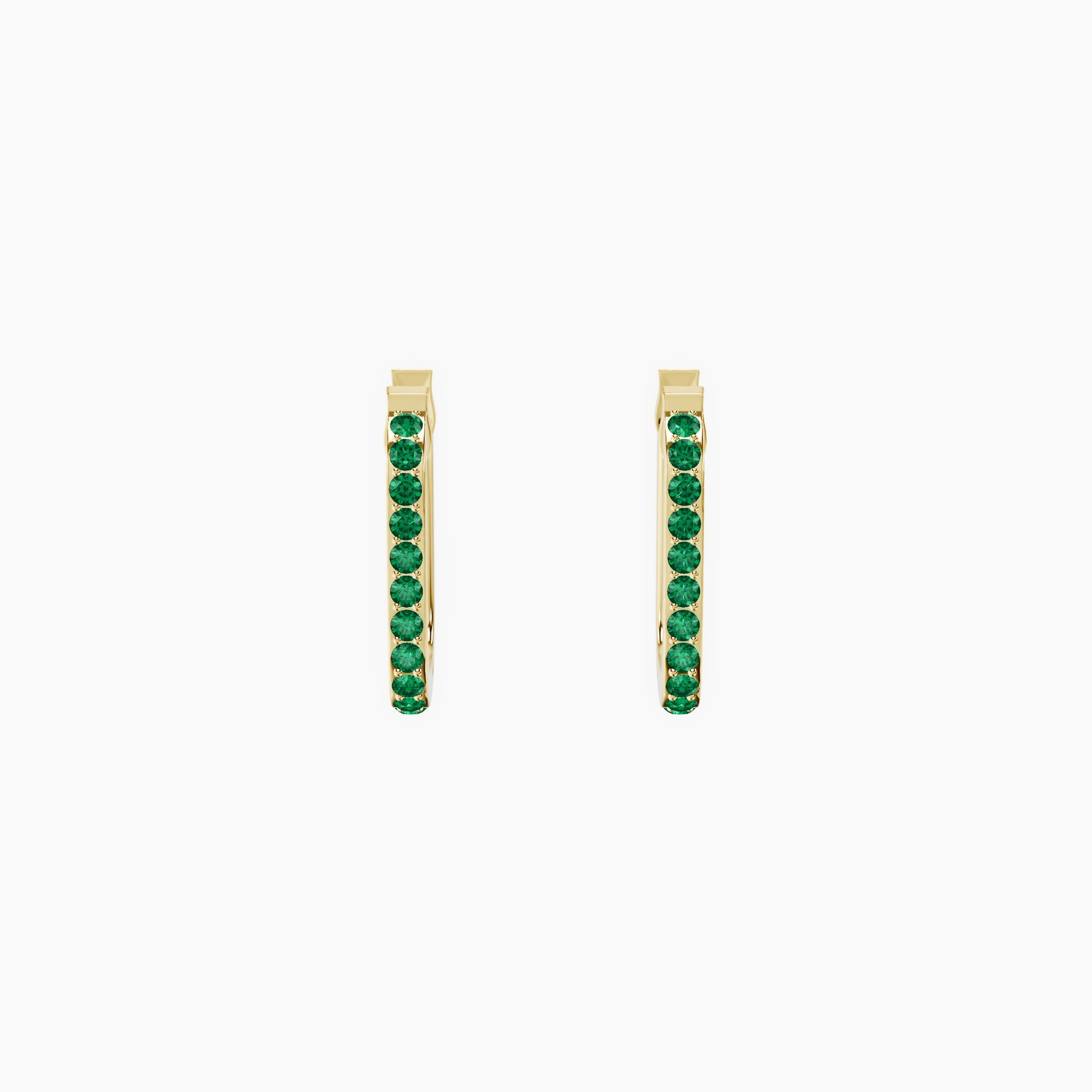 Petite Paperclip Hoops