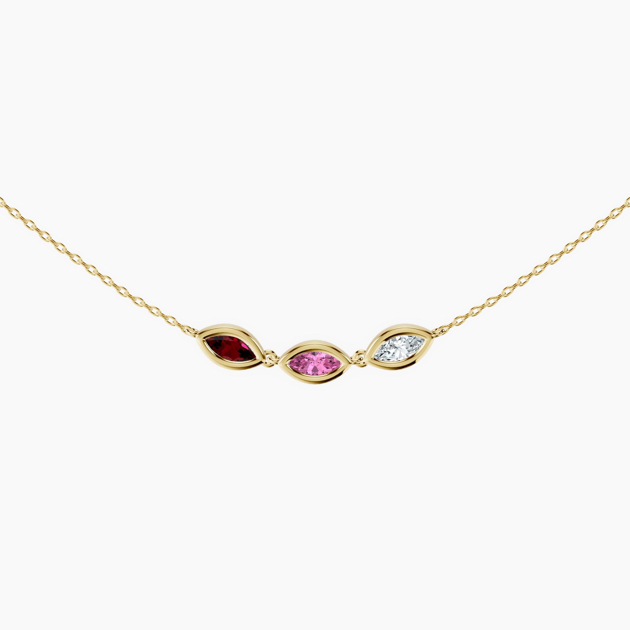 Trinity Marquise Necklace