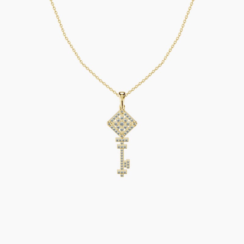 Cipher Key Necklace