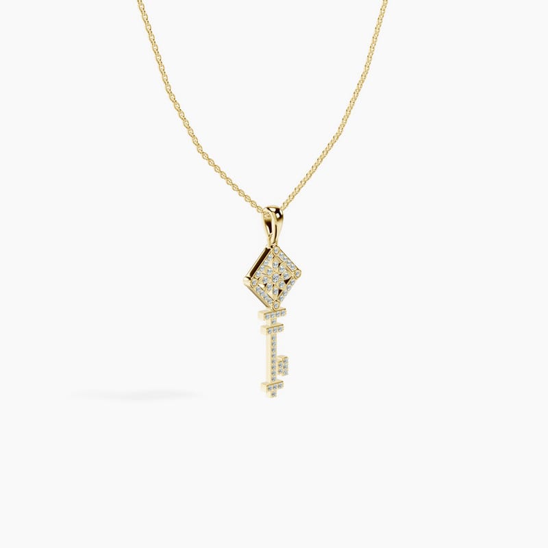 Cipher Key Necklace