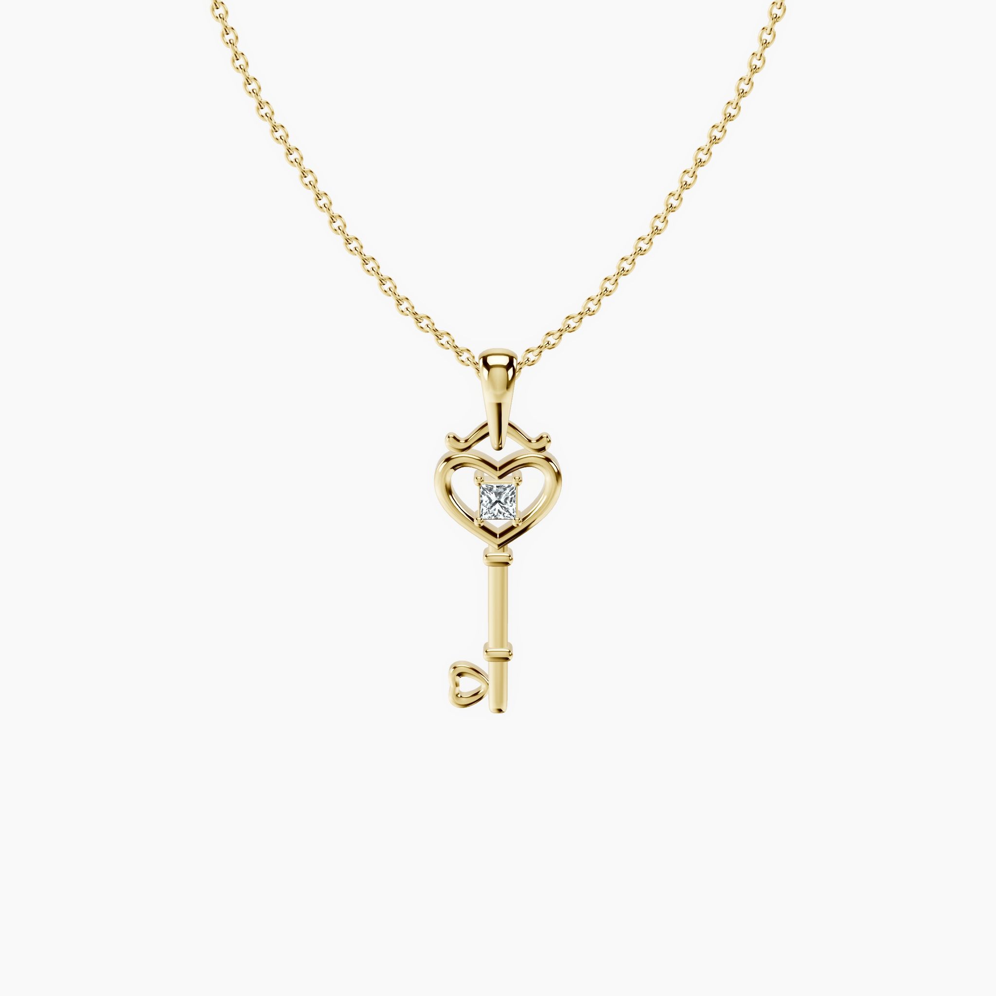 Amora Key Necklace