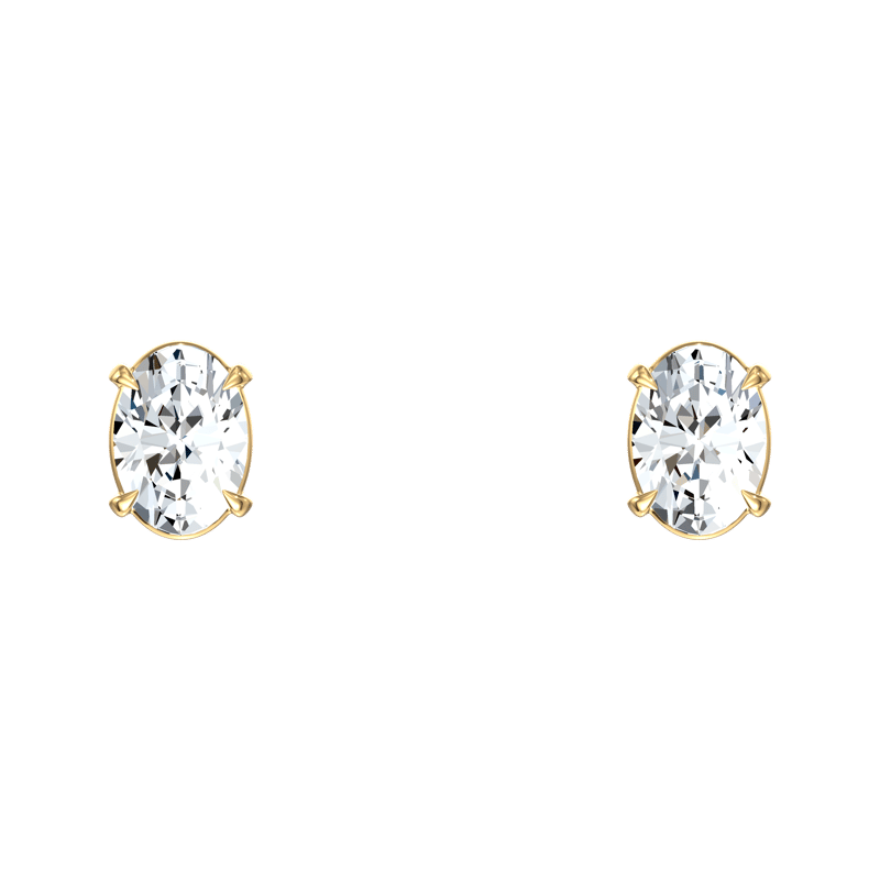 Timeless Oval Studs